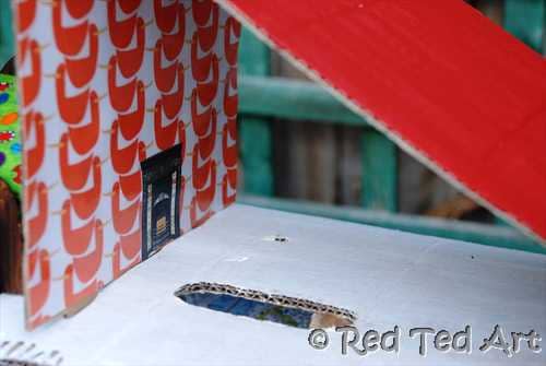 cardboard dolls house