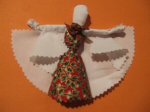 fabric scrap angel (3) fabric scrap angel