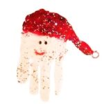 santa handprint