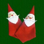 santa crafts napkin decor