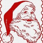 santa stamp crafts