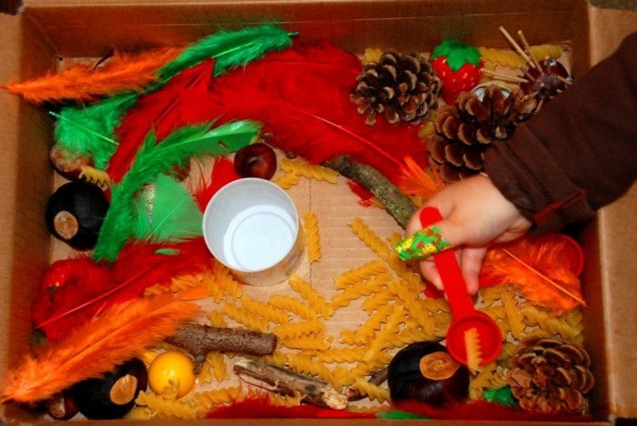 sensory box autumn sensory box autumn