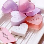 Heart shaped soap for valentines Heart shaped soap for valentines