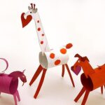 cardboard tube crafts valentine's crafts