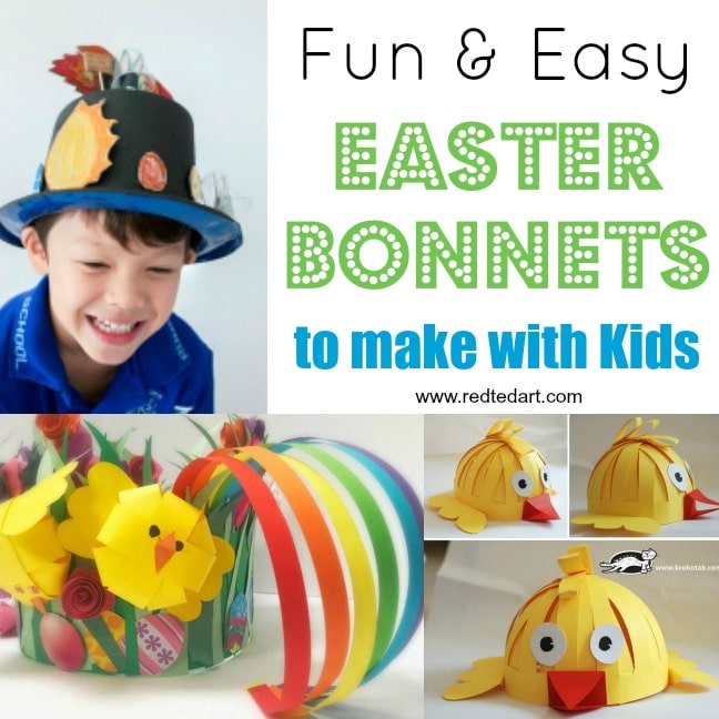 Make Your Own Easter  Cards Basket Easter Egg Bonnet Creative Child Activity Kid 