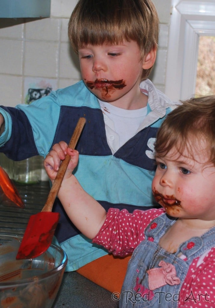 chocolate easter nests
