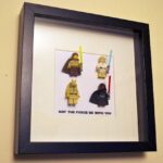 lego minifigures frame crafts for him