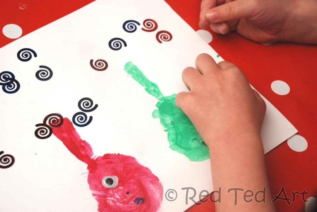 Handprint Crafts alphabet