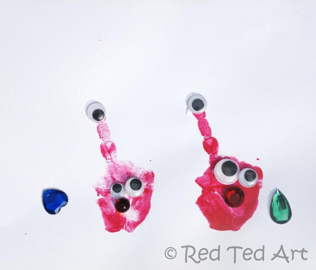 Handprint Crafts toddlers