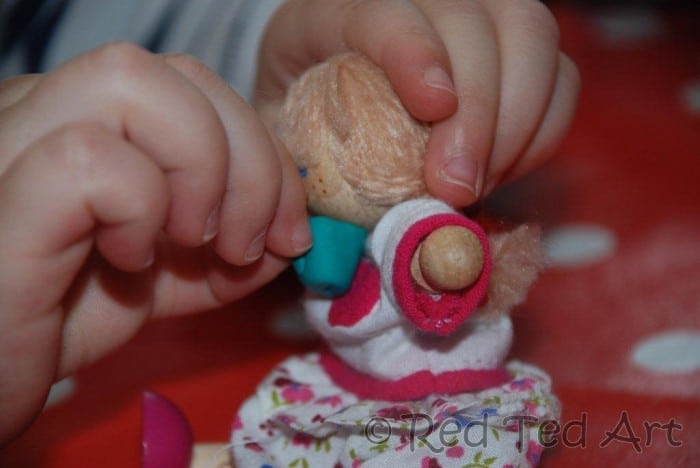 dolls FIMO tea party dolls FIMO tea party