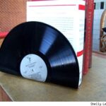 vinyl-record-bookend diy gift crafts for men