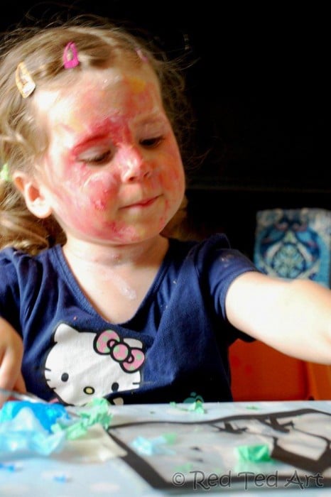 preschooler collages