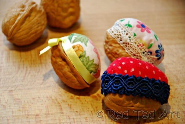 walnut pin cushion