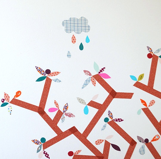 Washi Tape Wall Art - Red Ted Art's Blog