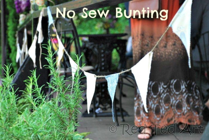 no sew wedding bunting no sew bunting