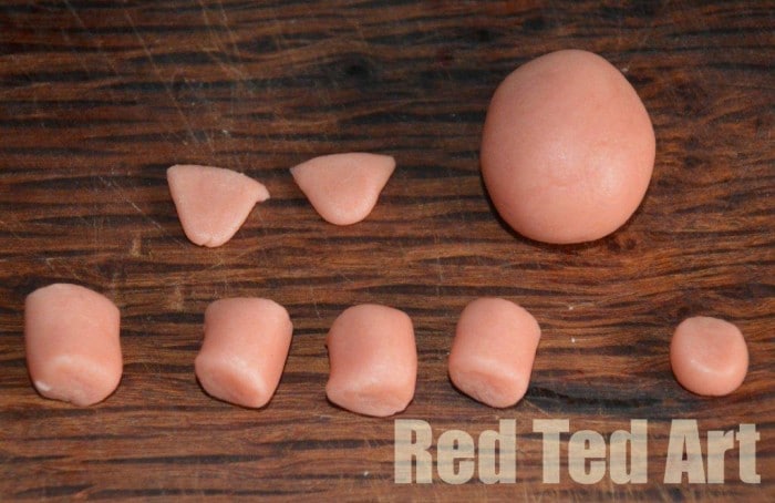 Marzipan Pig How To via www.redtedart.com