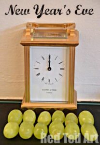 New Year's Eve Grapes from Spain via www.redtedart.com