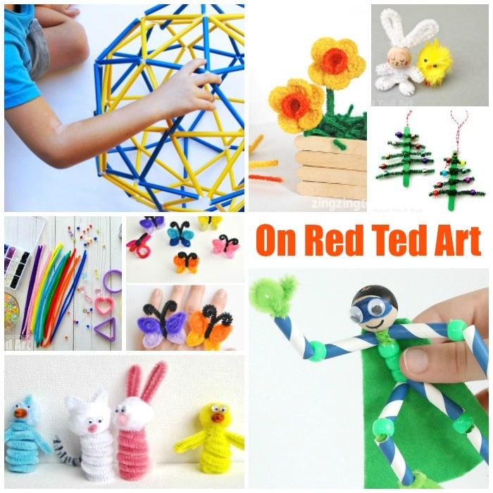 Pipe Cleaner Craft Ideas - Red Ted Art - Kids Crafts