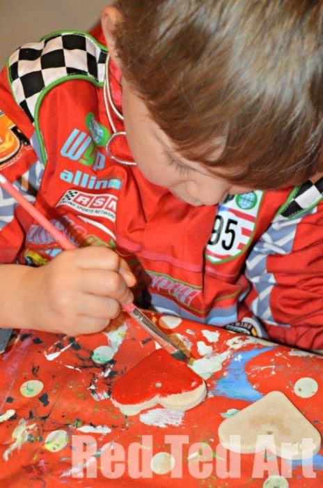 heart ornaments for kids