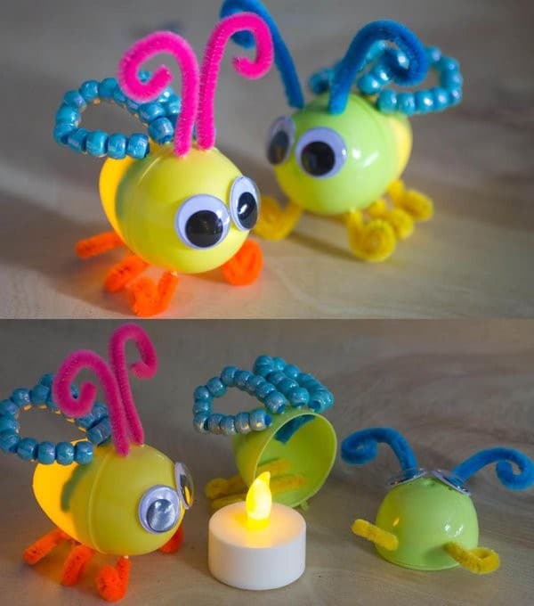 recycled-lightening-bugs-using-plastic-easter-eggs