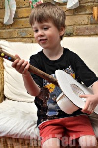 Gitara kartonowa dla dzieci