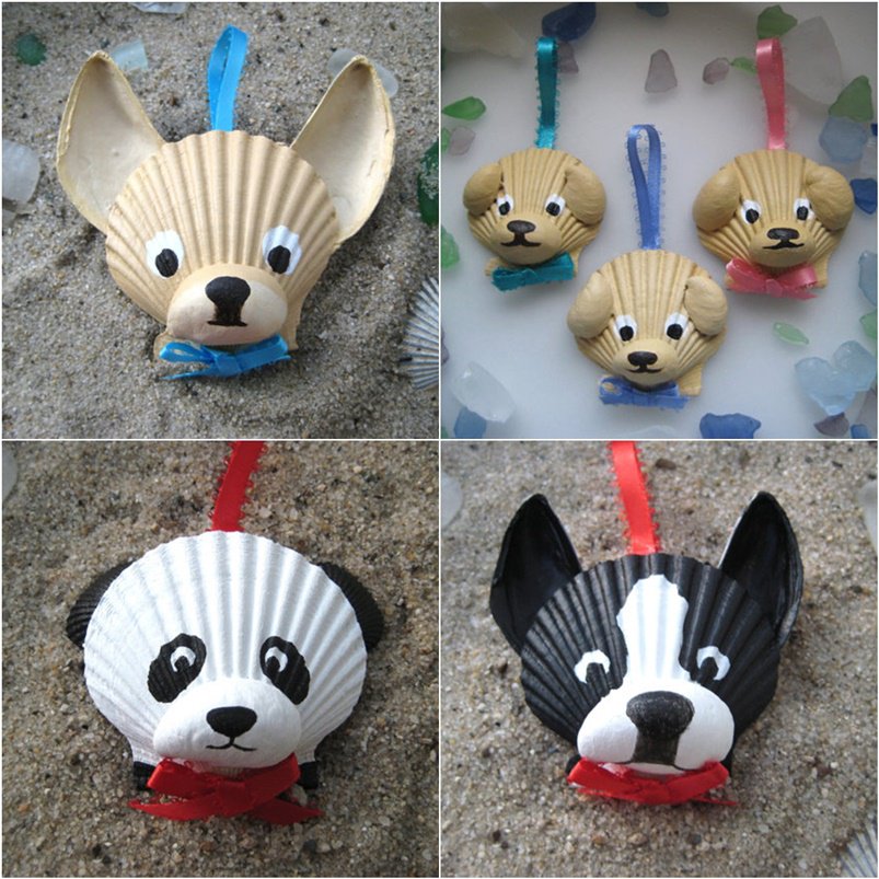 Adorable Seashell Craft Ideas seashell animal Ornaments Red Ted Art s Adorable Seashell Craft Ideas seashell animal Ornaments Red Ted Art s