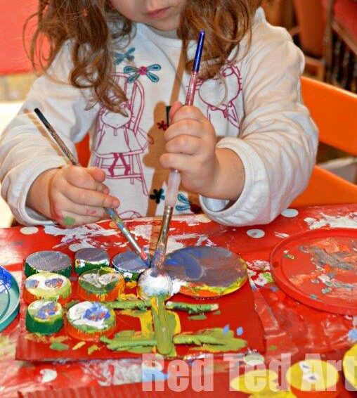 art with kids junk modelling