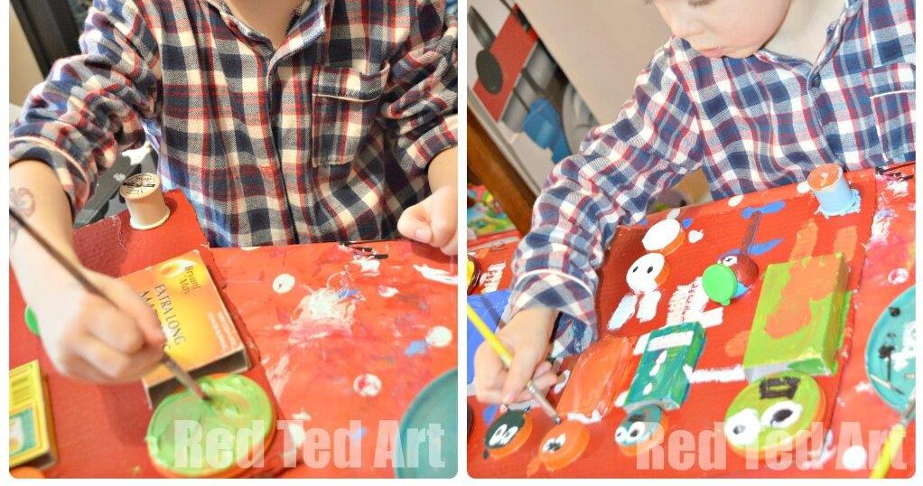 art projects for kids junk collages