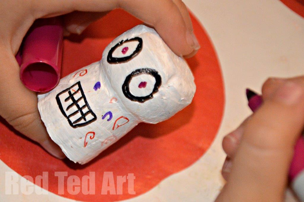 Day of the Dead Craft kids (2)