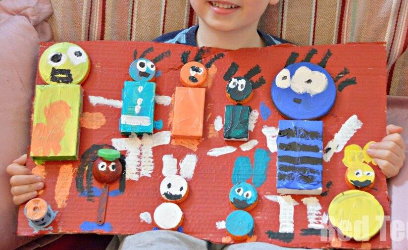 art projects for kids karel appel junk collages