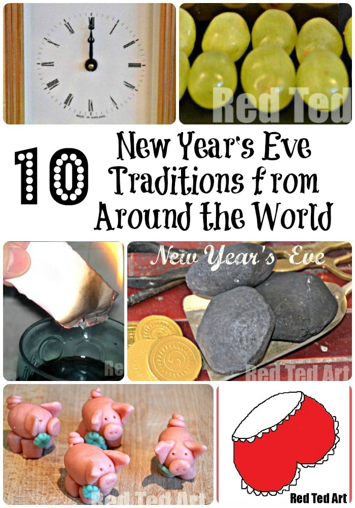 15 New Year's Eve Traditions from Around the World - Red Ted Art