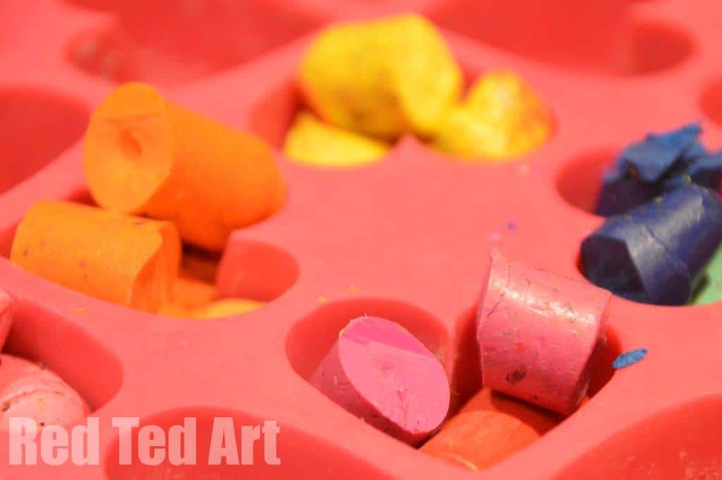 Recycled Crayons Valentine's Gift