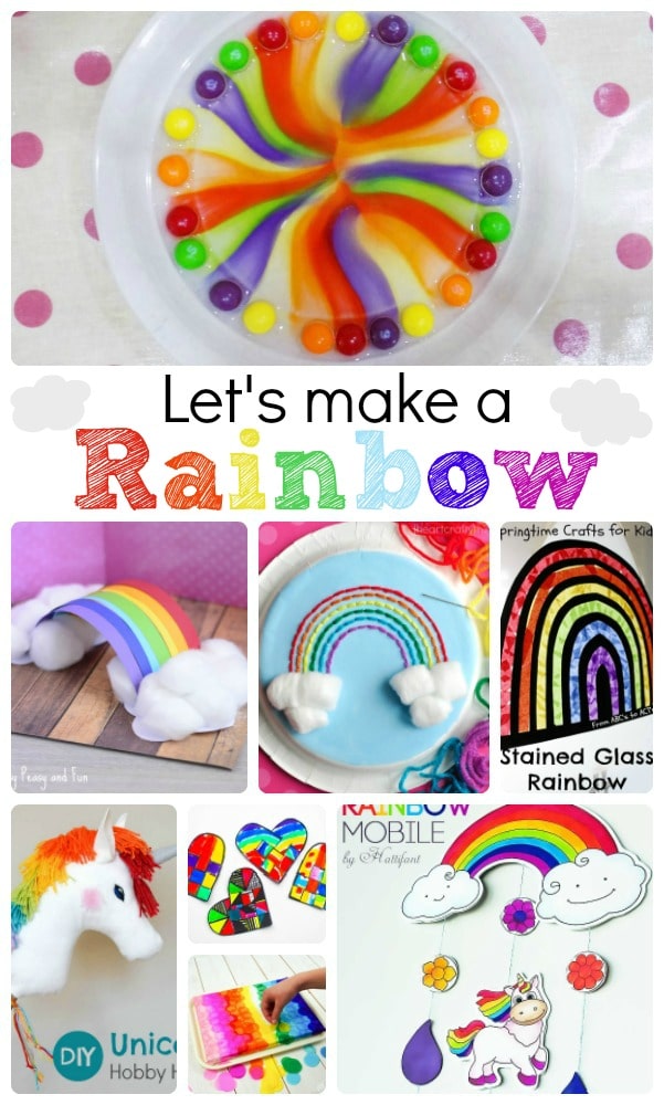 rainbow crafts easy activities craft st patrick fun spring preschool projects arts patricks cool ted redtedart toddler collect theme science