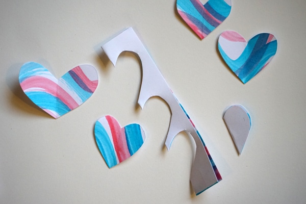 Heart Art Cutting Hearts