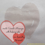 Secret Messages with Baking Soda