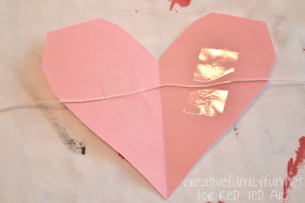 Valentine's Day Decorating Ideas - heart bunting tape