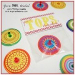 You're Tops Printable Valentine from B-InspiredMama at Red Ted Art