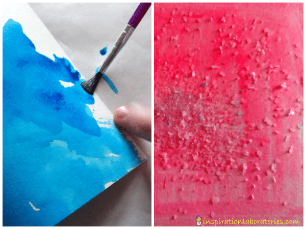 salt and watercolor