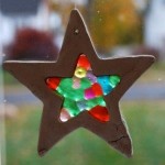 salt dough light catchers