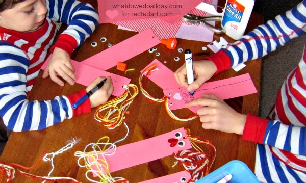 valentines crafts for kids bookmarks craft