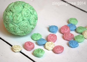 Crepe Paper Pomander