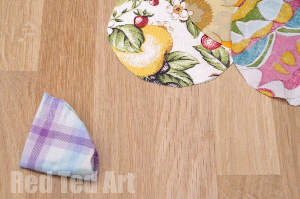 Fabric Flower Craft Step 2