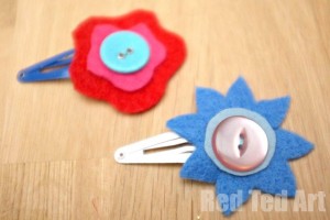 Flower Hair Clip craft