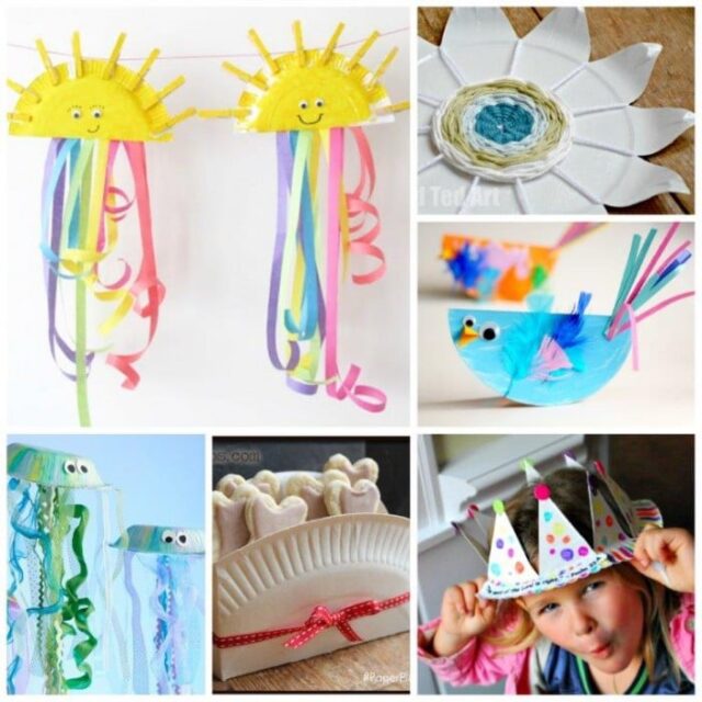 Paper Plate Crafts - Dream Catchers with Hearts - Red Ted Art - Kids Crafts