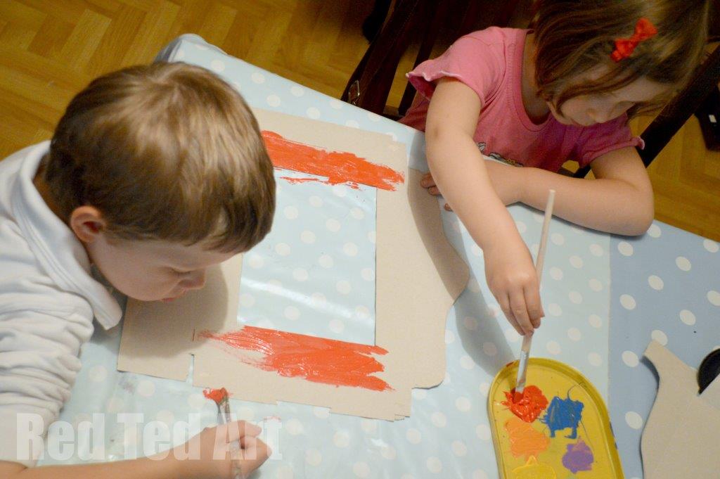 Cereal Box Theatre for kids