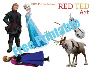 Frozen Characters Free Printable 2