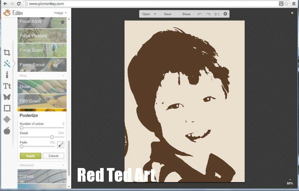 Pop Art Red Ted 2 (2)
