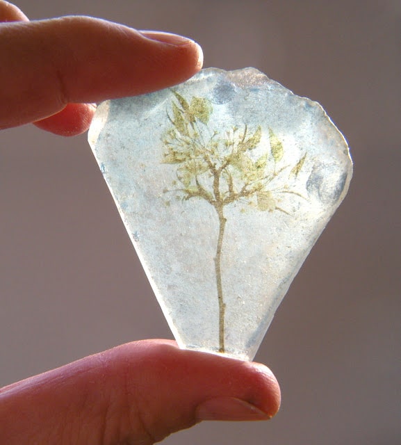 sea ​​glass ideas - transfer images to glass
