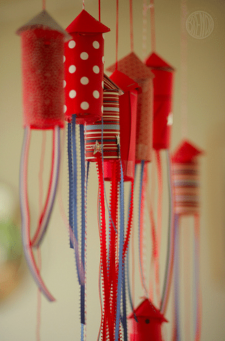 4th July confetti rockets tp rolls