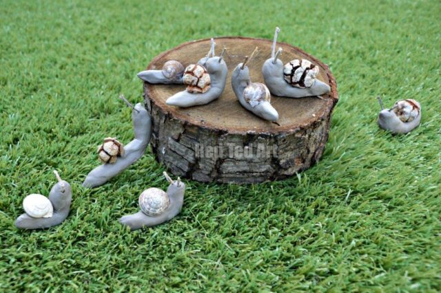 Making Snails Snail Crafts using Clay - Red Ted Art - Kids Crafts